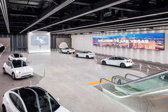 Teslas Take To The Vegal Loop Tunnel
