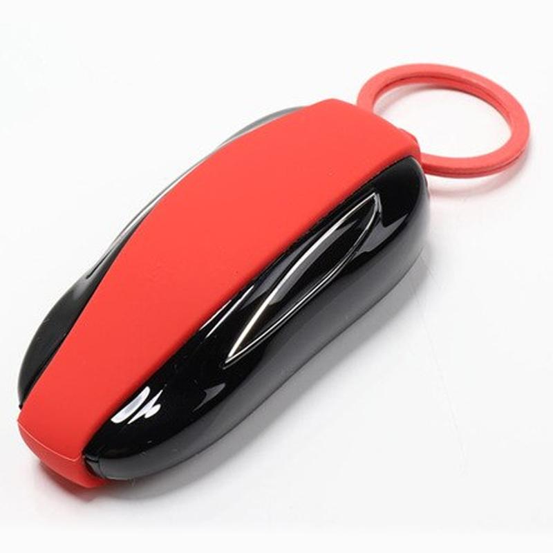 Silicone protection key band for Tesla Model 3 Interior TALSEM RED 