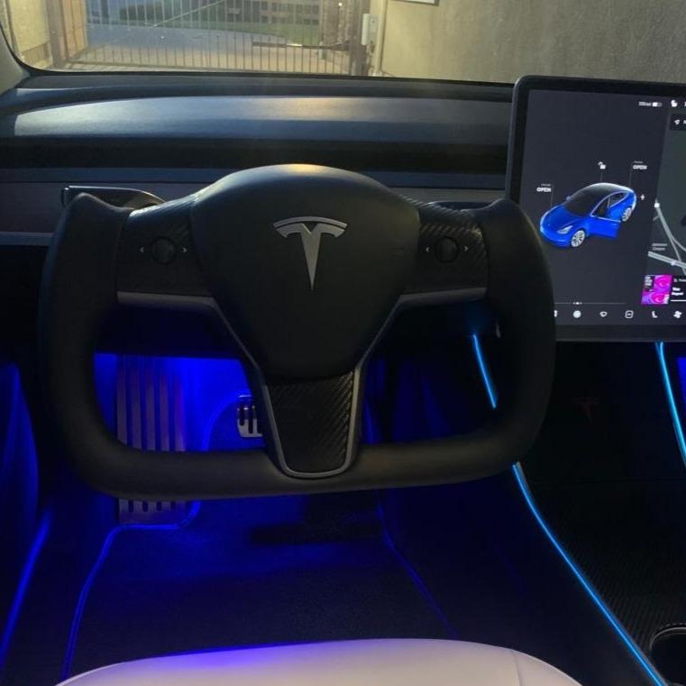 Yoke steering wheel for Tesla model 3/Y interior TALSEM 