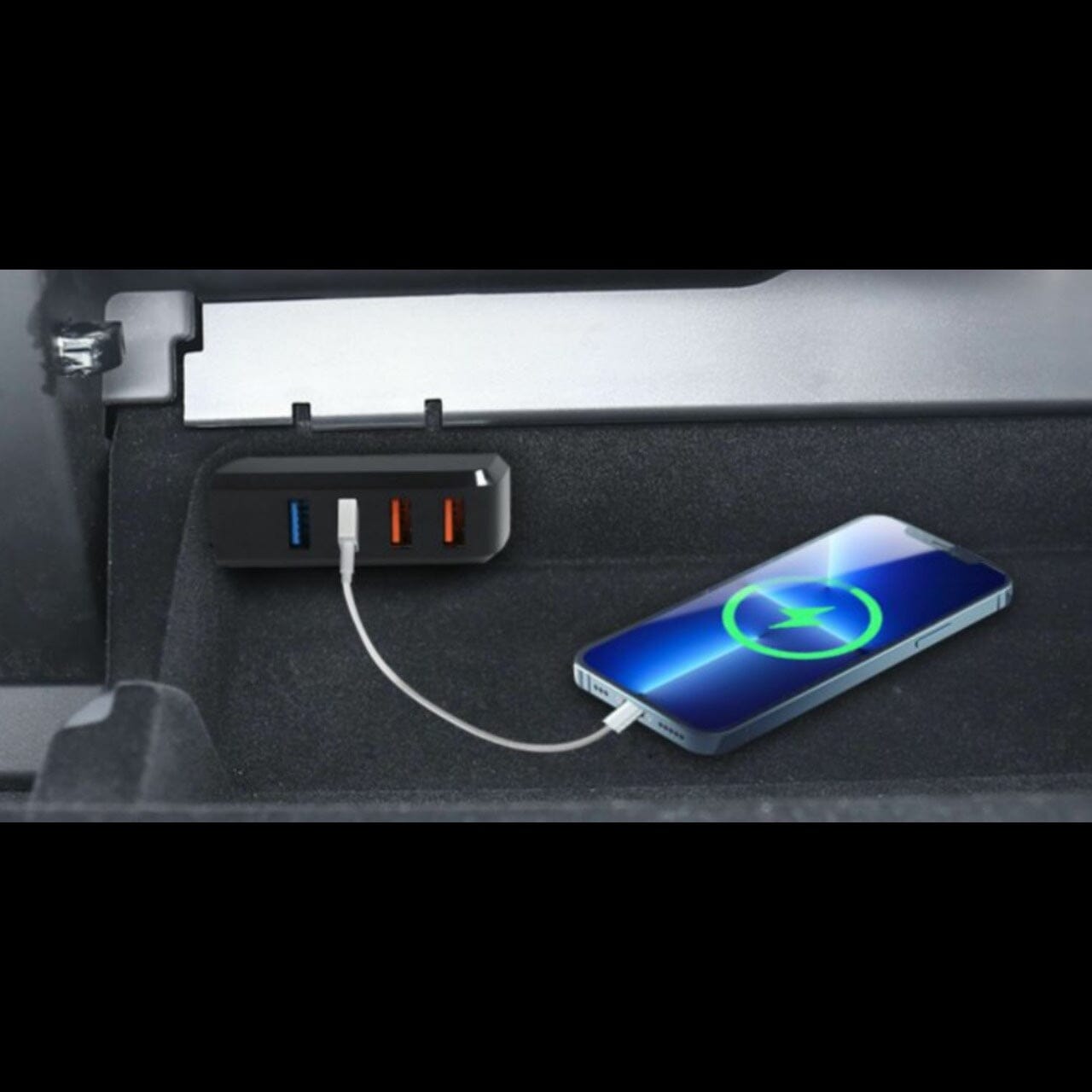 Glove Box USB Hub for Tesla Model 3 & Model Y interior TALSEM 