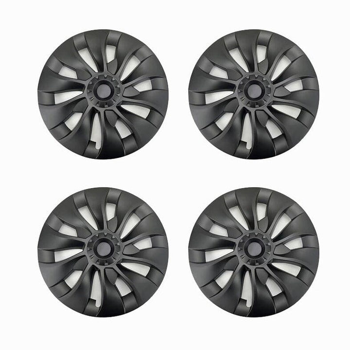 Enjoliveurs Centraux Pour Tesla Model 3 2021-2023 - GRFIT 4 Pièces - Protection Et Décoration Jantes 18