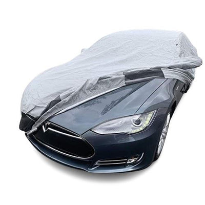 Tesla Model S waterproof outdoor car cover (silver) TALSEM 