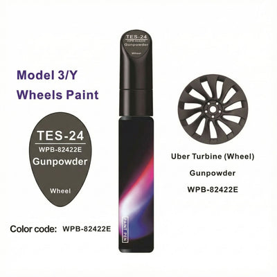 Wheel Touch Up Paint for Tesla Exterior TALSEM Gunpowder 