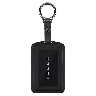 Key Card Holder Protective Cover with Keychain for Tesla Model 3 and Tesla Model Y Interior TALSEM 