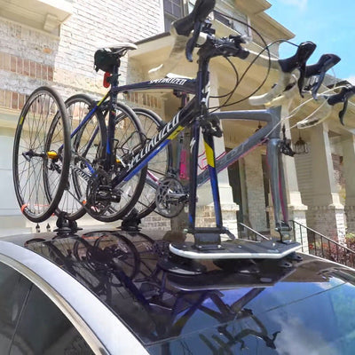 Suction Bike Carrier for 2 Bikes on Tesla Roof and Trunk Exterior TALSEM 