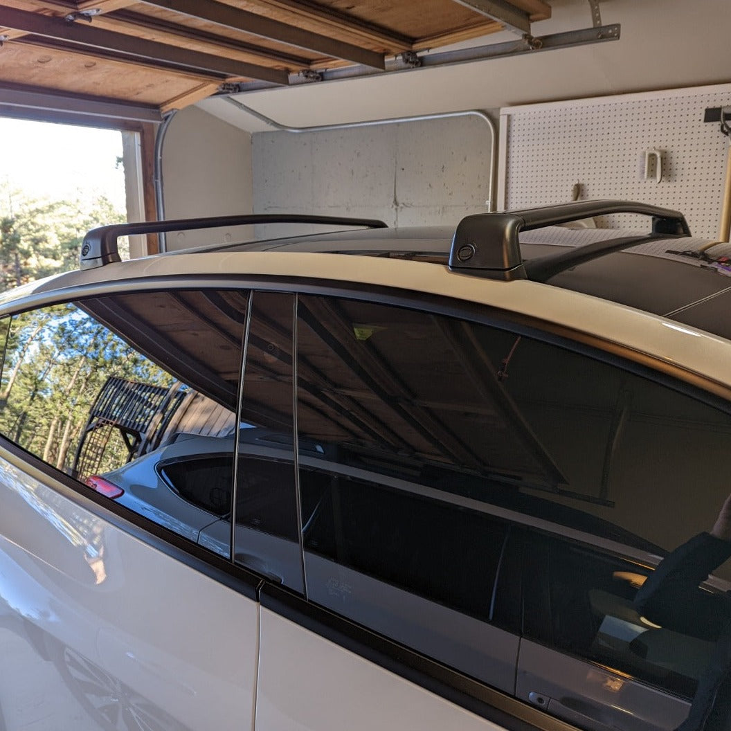 Barres De Toit Pour Tesla Model S (Toit Panoramique 2016-2024) - Galerie Aluminium Porte-Bagages - Charge Élevée