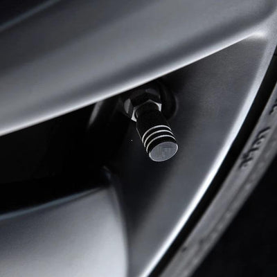 Tire Air Valve Stem Caps for Tesla Model 3, Model S, Model X & Model Y Exterior TALSEM 